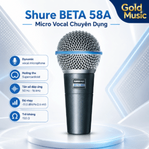 shure beta 58a micro vocal