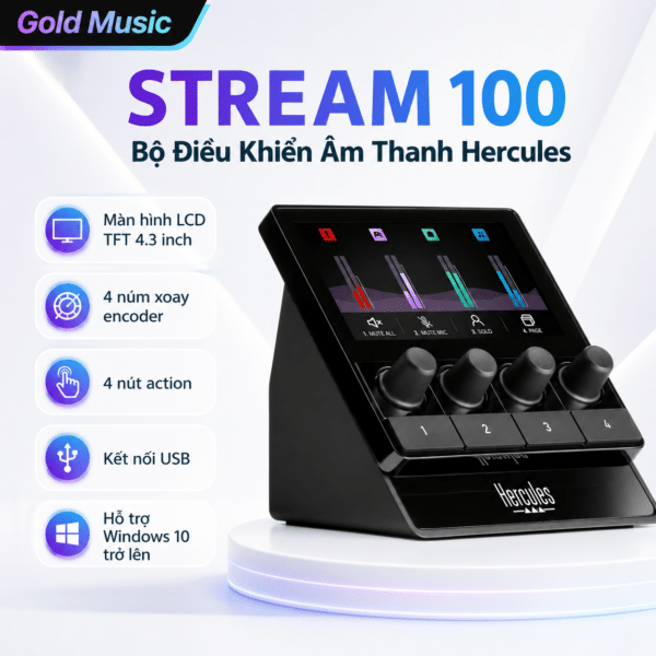 STREAM 100 Bộ điều khiển âm thanh Hercules stream 100 bo dieu khien am thanh hercules