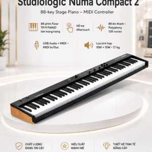 studiologic numa compact 2 88 key stage piano midi controller