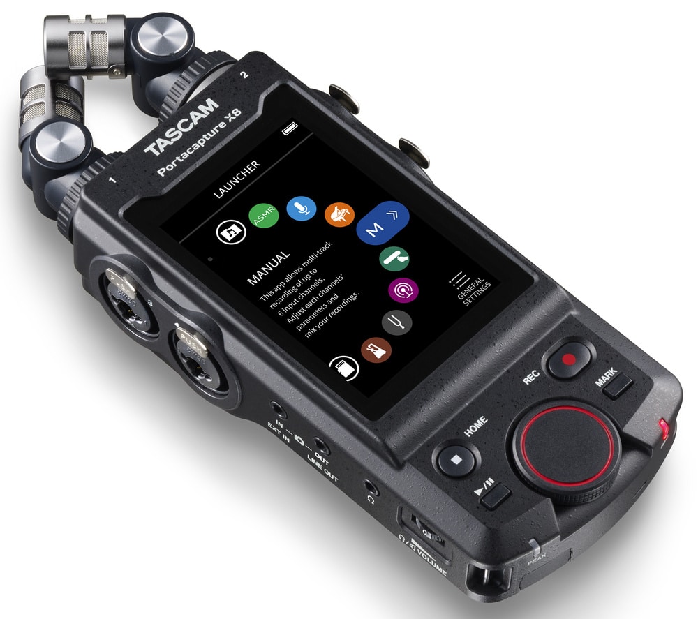 tascam portacapture x8 may ghi am cam tay 2