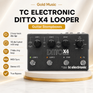 tc electronic ditto x4 looper guitar stompboxes