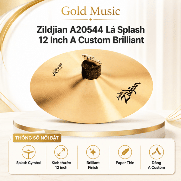 Zildjian A20544 lá splash 12 inch A Custom Brilliant zildjian a20544 la splash 12 inch a custom brilliant