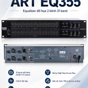 ART EQ355 Bộ Equalizer 2 Băng Tần Cao Cấp