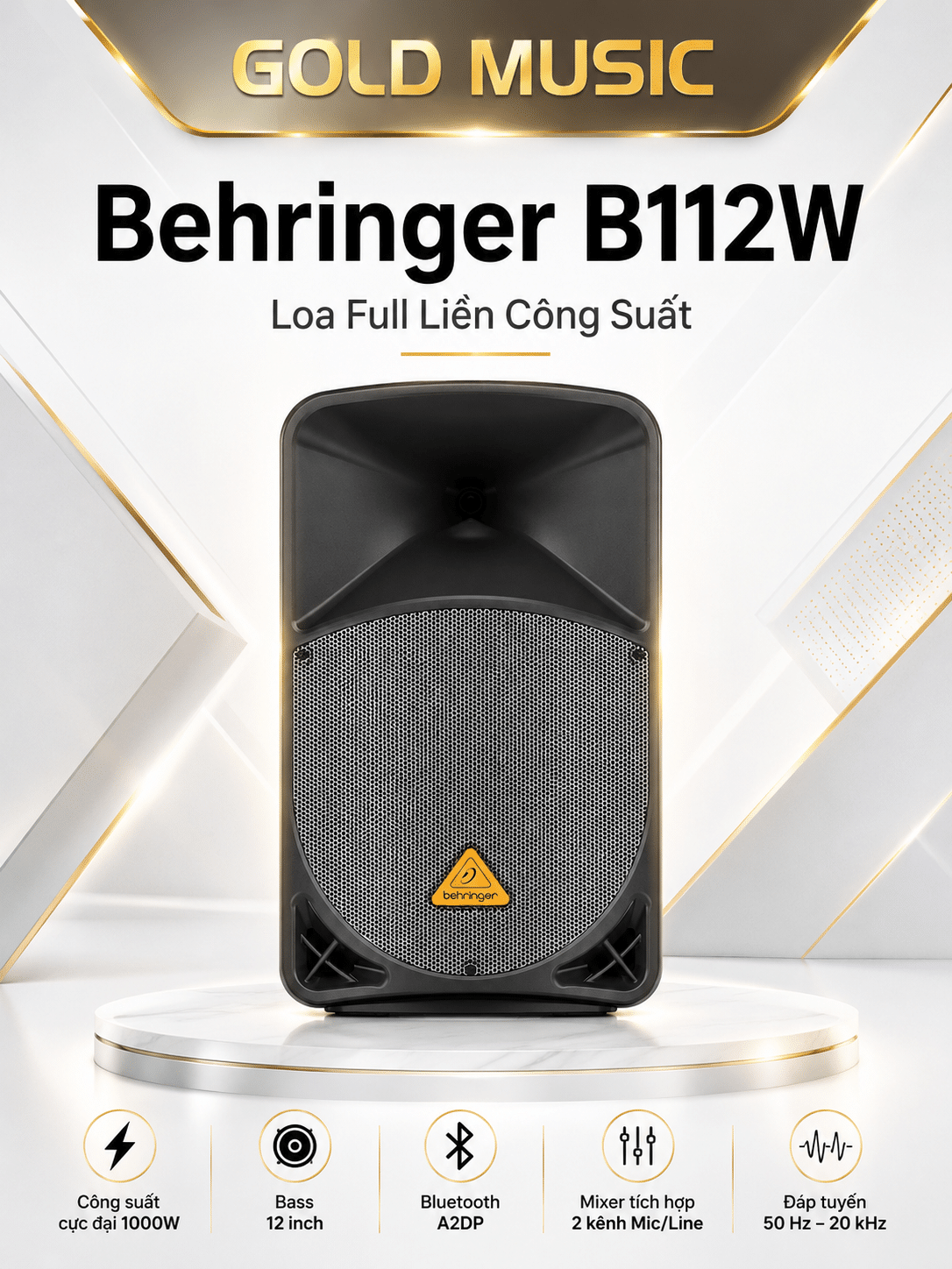 Behringer B112W Loa Full Liền Công Suất behringer b112w loa full lien cong suat