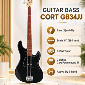 dan guitar bass cort gb34jj 4