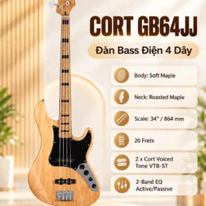 dan guitar bass cort gb64jj 5