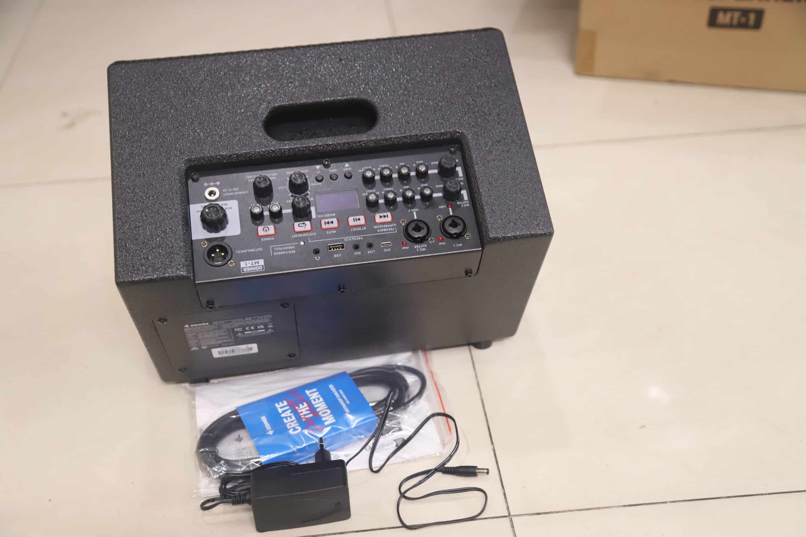 DONNER AMPLY PORTALBLE BLUETOOTH MT-1 EC7210 donner mt 1 300w loa 2