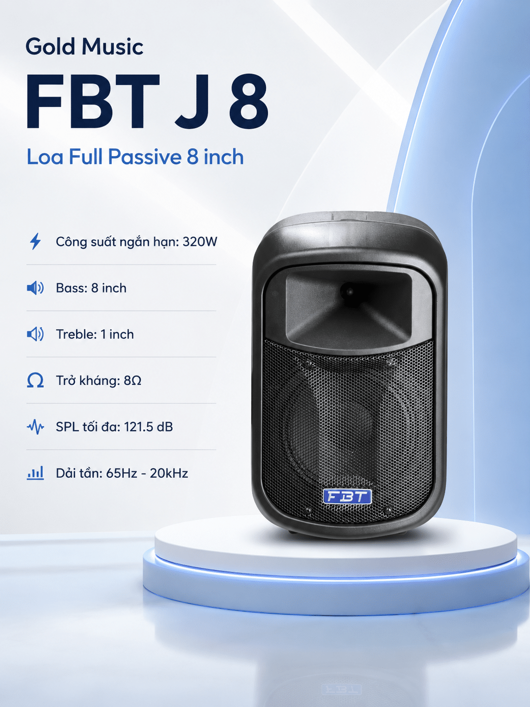 J 8 Loa Full 320W 8inch FBT j 8 loa full 320w 8inch fbt