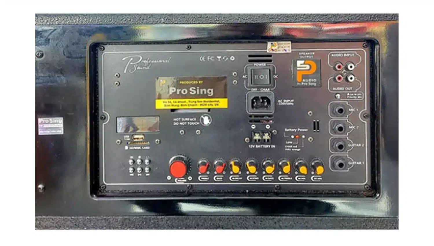 Loa Tủ Karaoke Di Động ProSing W-J97 Mini Công Suất 350W Kèm 2 Micro UHF loa keo prosing j97 mini 4
