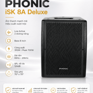 loa phonic isk8a deluxe