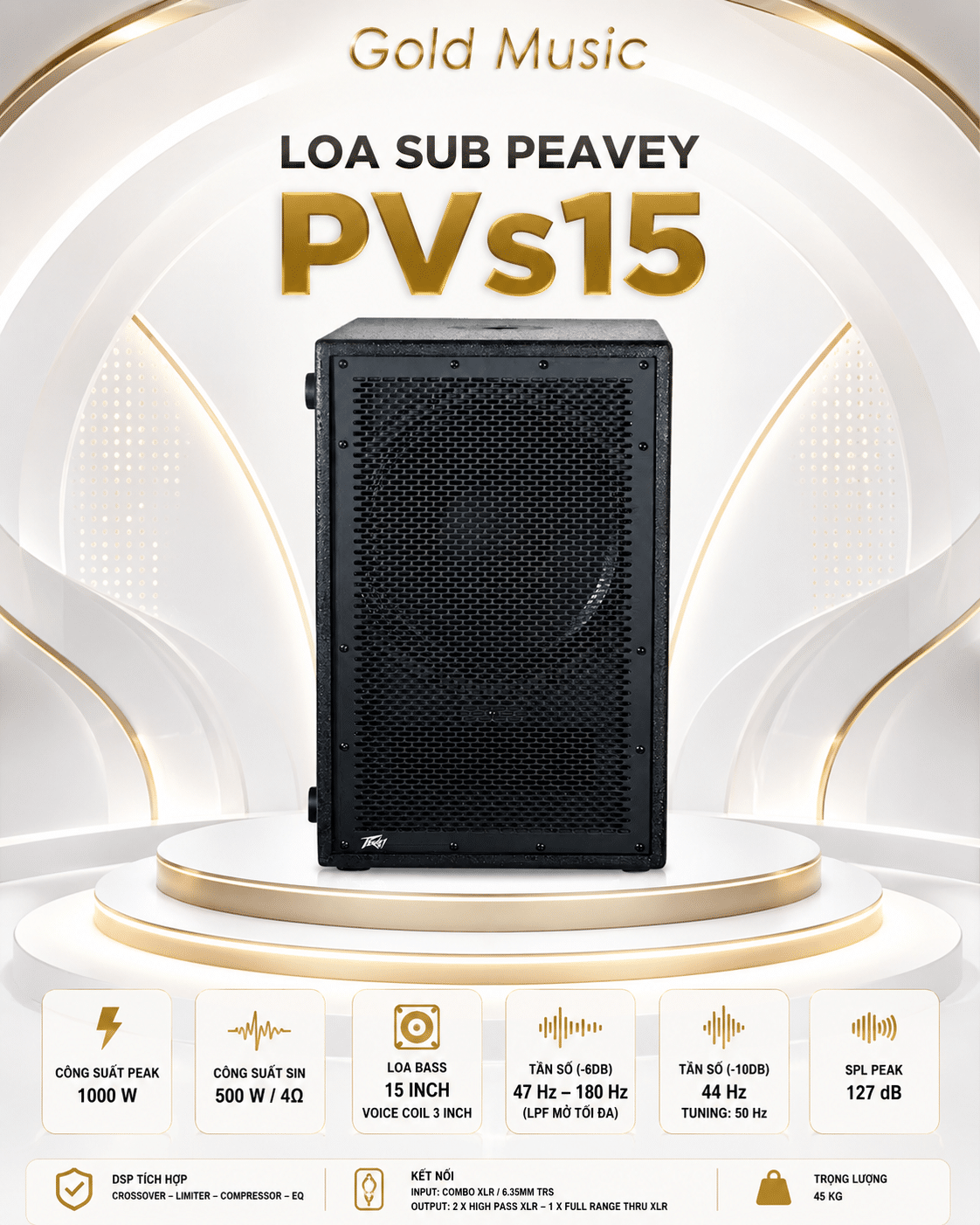 LOA SUB PEAVEY PVs15 loa sub peavey pvs15