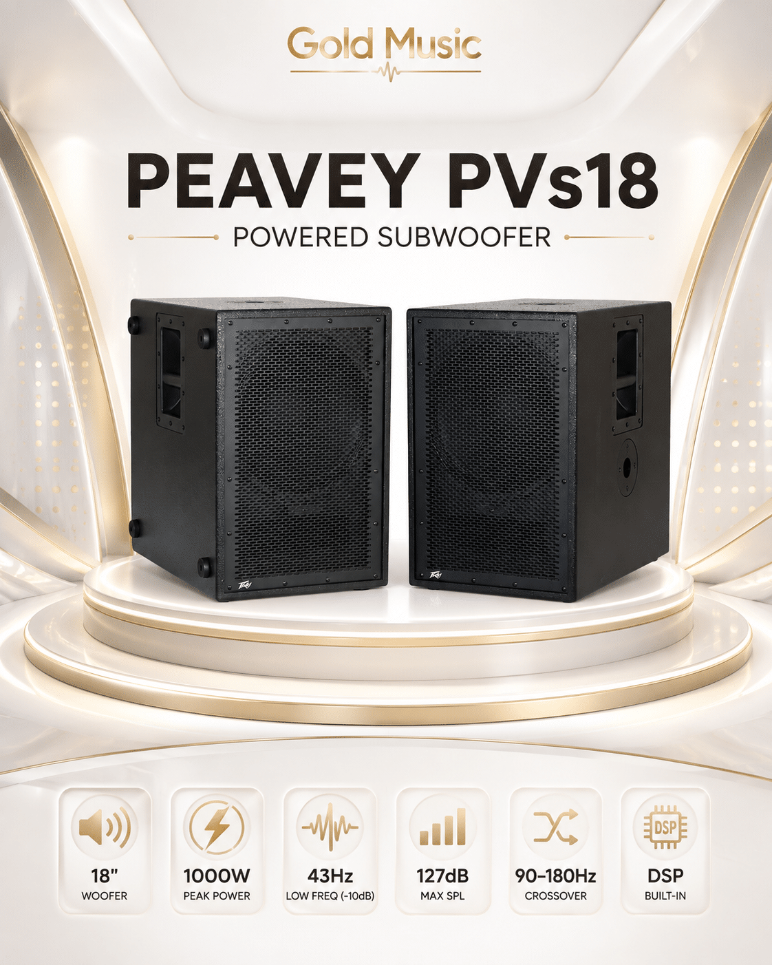 LOA SUB PEAVEY PVs18 loa sub peavey pvs18