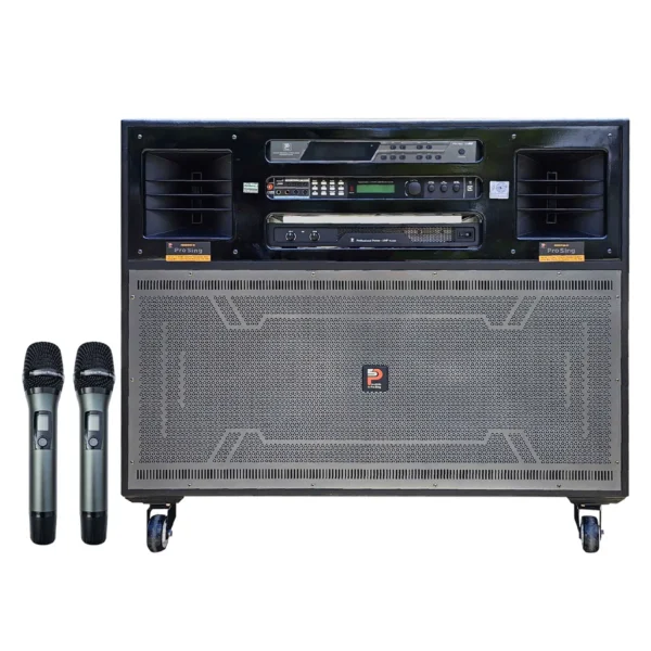 Loa Tủ Điện ProSing J97 Pro Công Suất 750W Kèm 2 Micro UHF loa tu dien prosing j97 pro 2