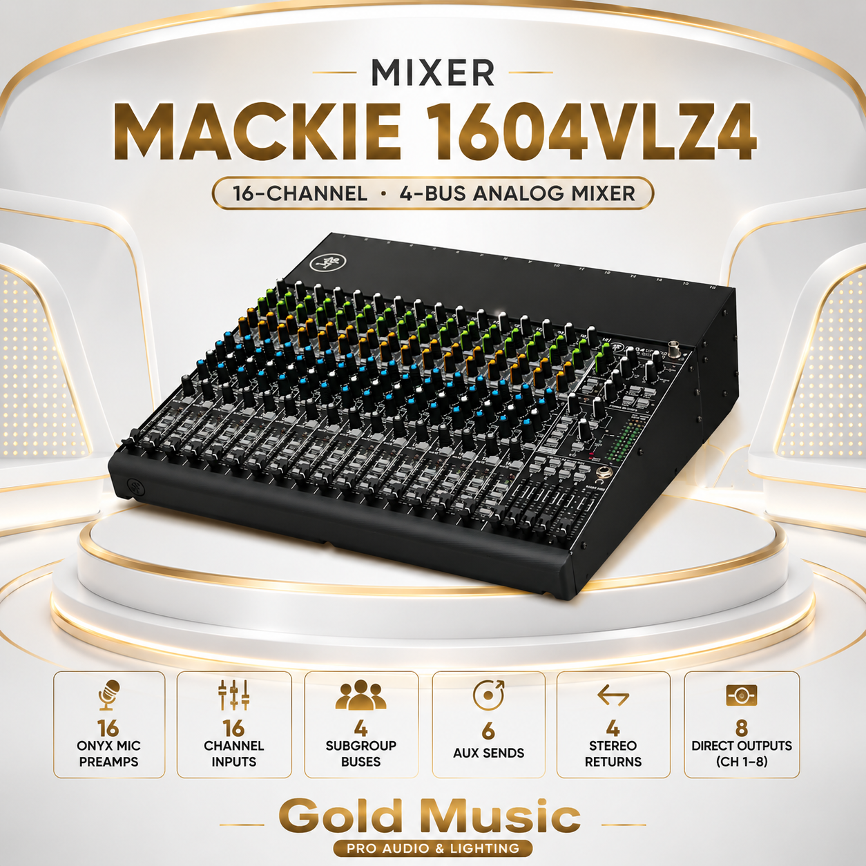 MIXER MACKIE 1604VLZ4 mixer mackie 1604vlz4