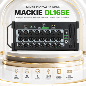 mixer mackie dl16se