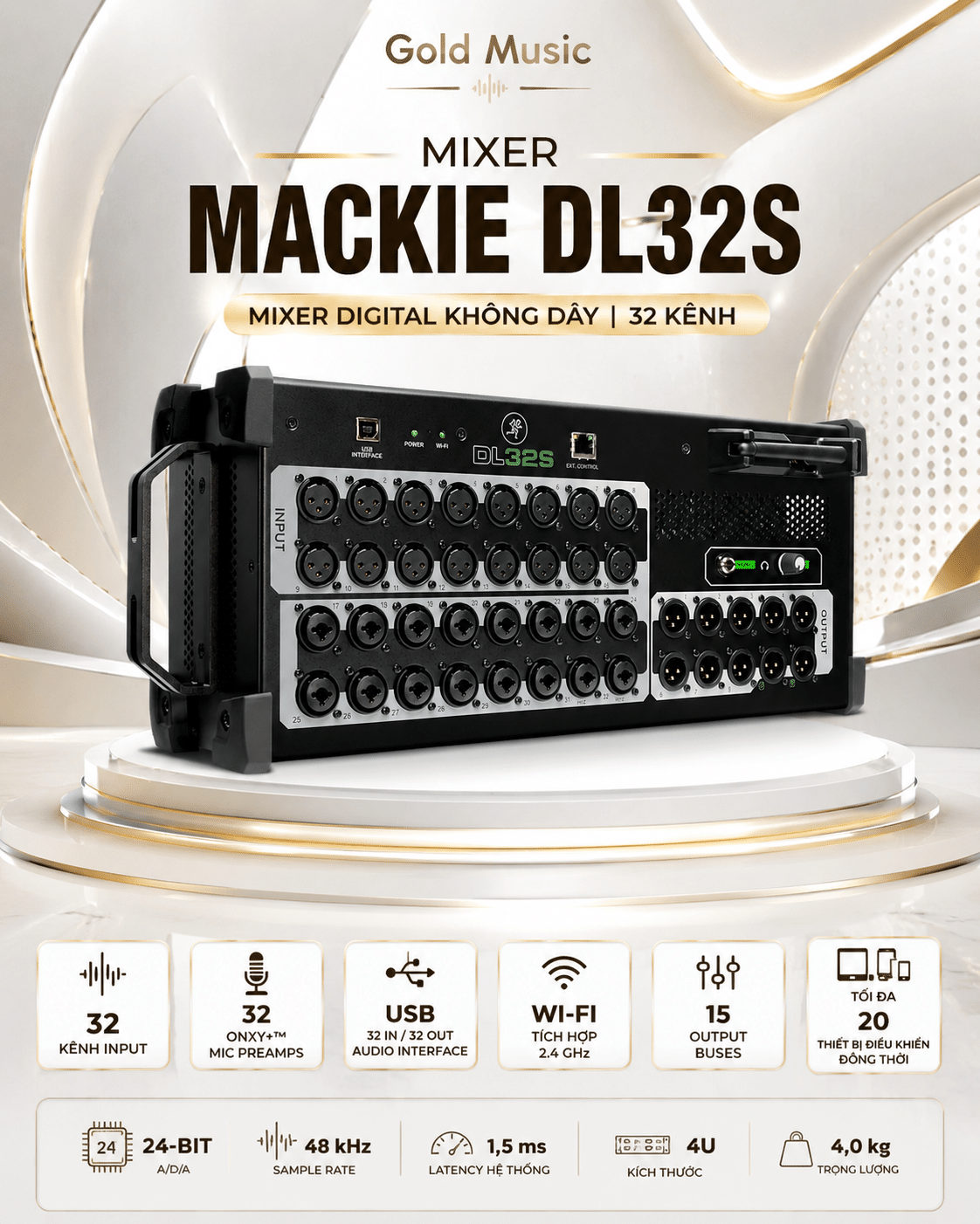 MIXER MACKIE DL32S mixer mackie dl32s