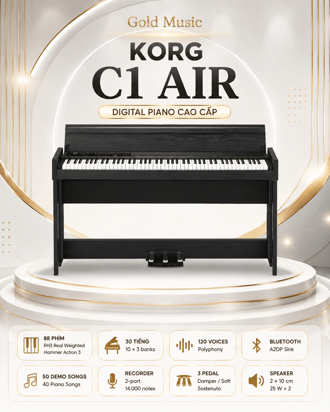 PIANO KORG C1 AIR piano korg c1 air