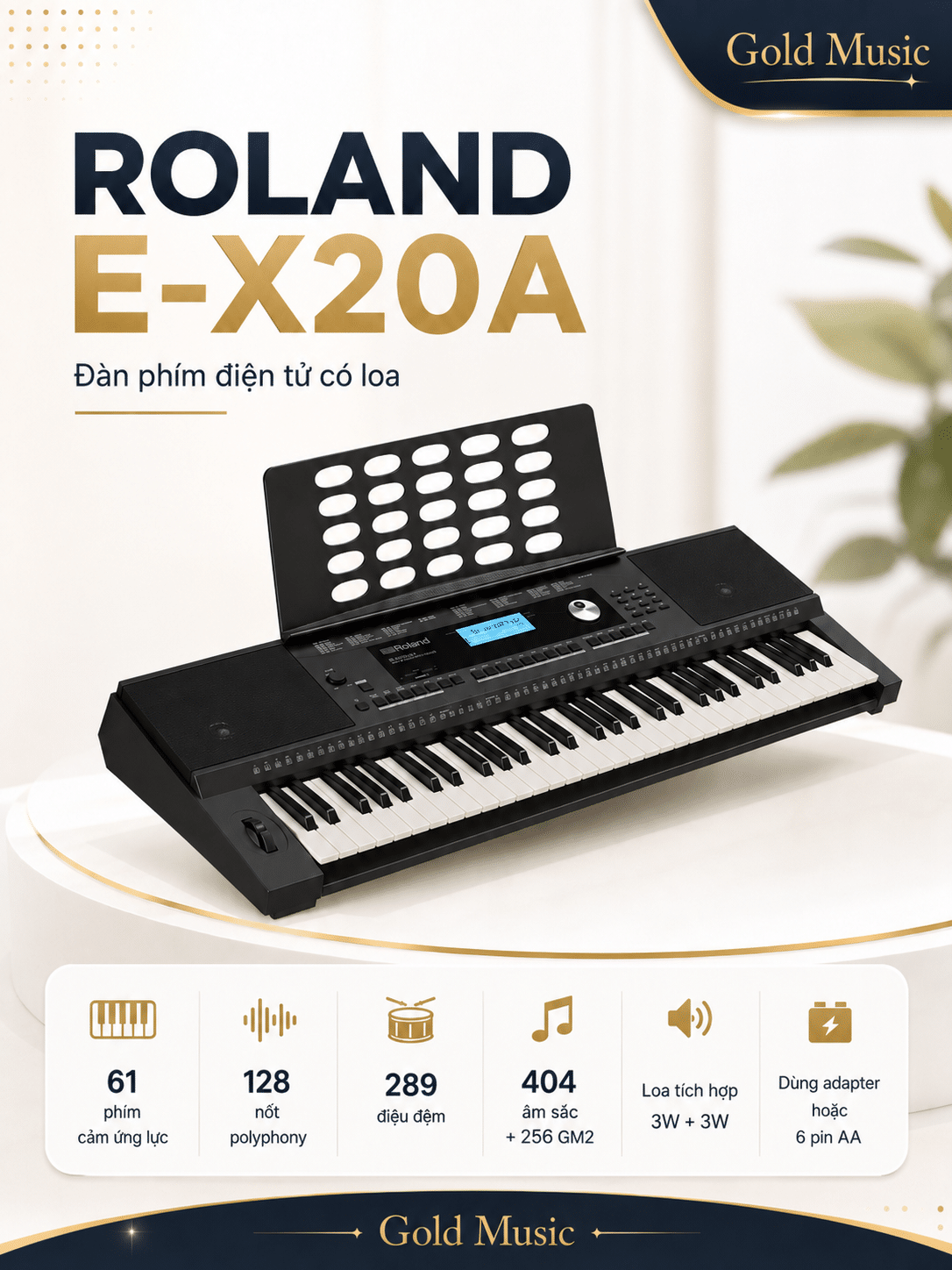 ROLAND E-X20A Đàn phím điện tử có loa roland e x20a dan phim dien loa