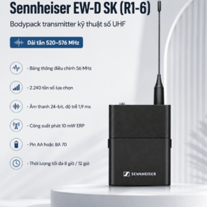 sennheiser ew d sk r1 6 bodypack