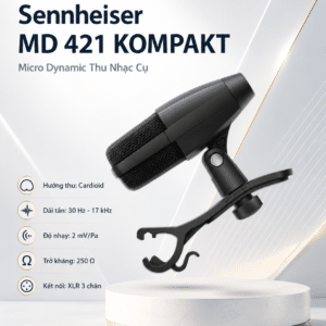 sennheiser md 421 kompakt micro dynamic