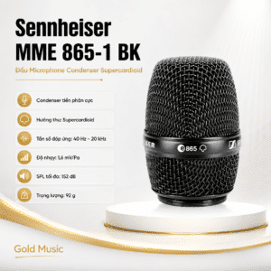 sennheiser mme 865 1 bk dau microphone