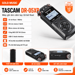 tascam dr05xp may ghi am