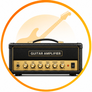 Amply Head Guitar