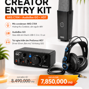 bo thu am akg c104 presonus audiobox go hd7