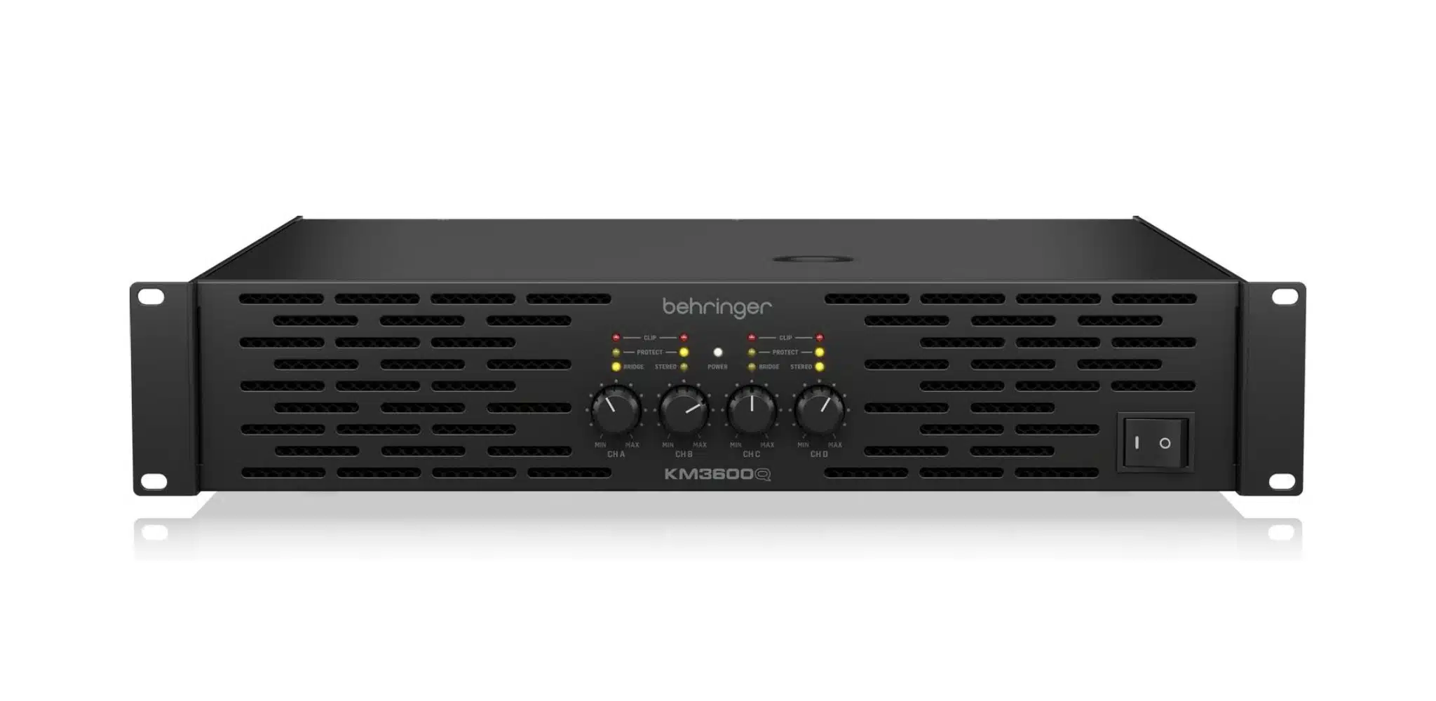 Cục Đẩy Công Suất Behringer KM3600Q 4 Kênh 3600W cuc day cong suat behringer km3600q 4 kenh 3600w 3