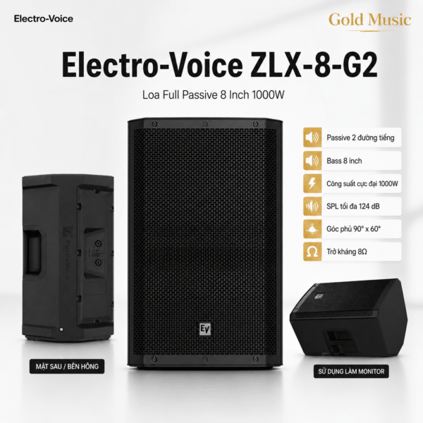 electro voice zlx 8 g2 loa full