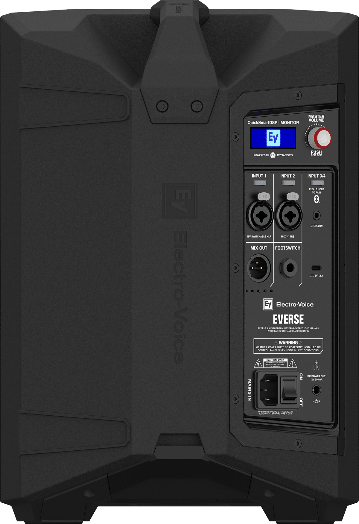 Loa Electro-Voice EVERSE 8 400W Dùng Pin Bluetooth loa electro voice everse 8 3
