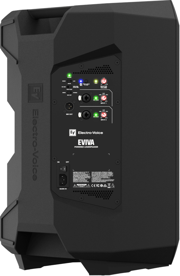 Loa Liền Công Suất Electro-Voice EVIVA 12P 12 Inch 1000W Bluetooth loa lien cong suat electro voice eviva 12p 1