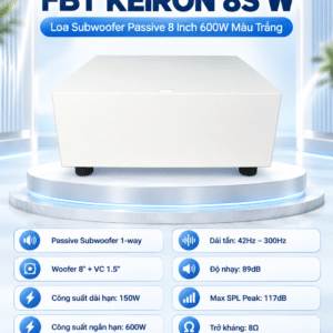 loa subwoofer passive fbt keiron 8s w 8 inch 600w mau trang 3