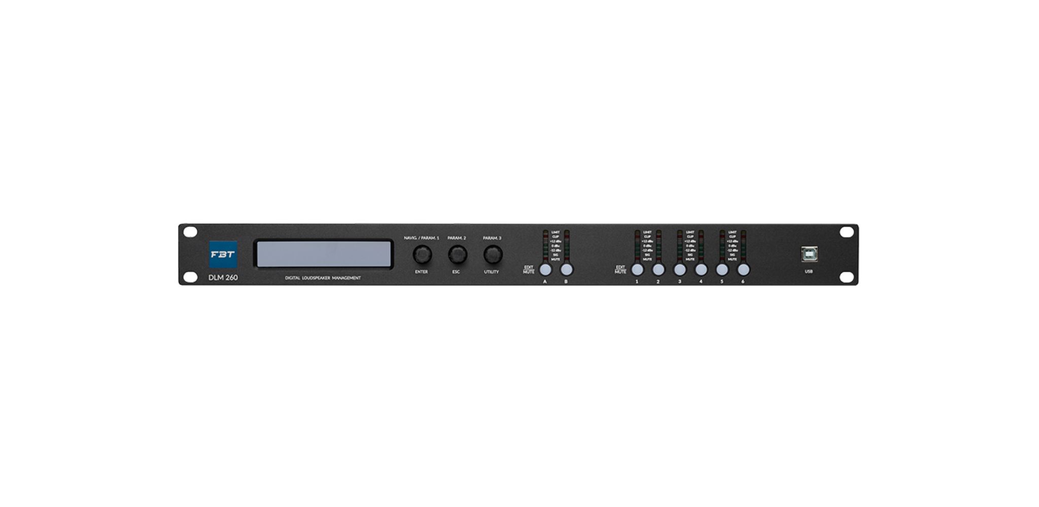 processor dsp fbt dlm 260 2 in 6 out 3