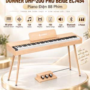 donner dan piano dien dhp 200 pro mau beige ec7454 3