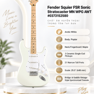 fender squier fsr sonic stratocaster mn wpg awt 0373152580 4