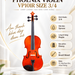 phoenix violin vp101r size 3 4