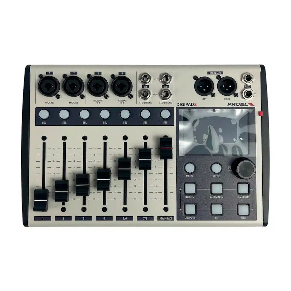 PROEL DIGIPAD8 Digital Mixer 8 Kênh – Mixer Kỹ Thuật Số proel digipad8 digital mixer 1