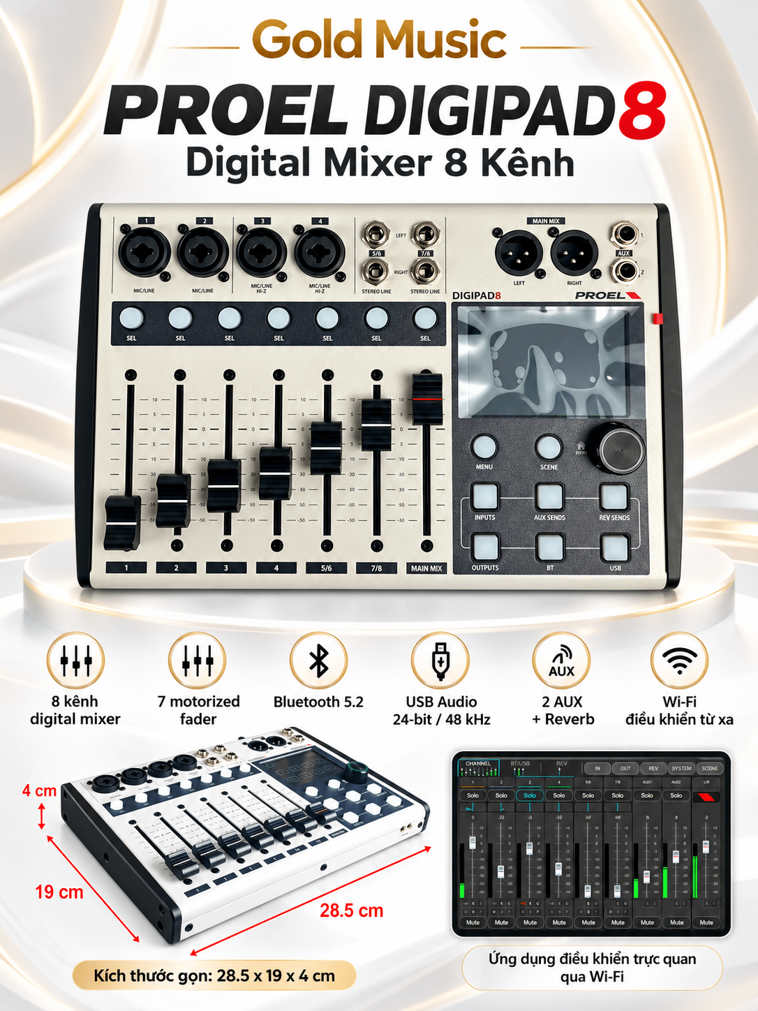 proel digipad8 digital mixer1