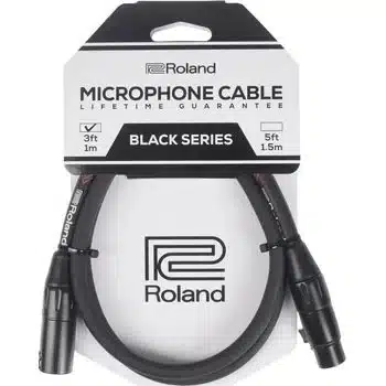 Roland Dây tín hiệu cho nhạc cụ có hai đầu giắc RMC-B3 1m roland rmc b3